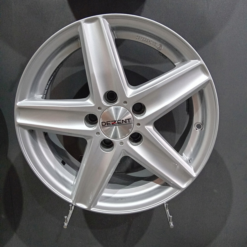 4x Alufelge 16 Zoll 6.5" 5x112 38ET Glanz Silber Audi Superb III Octavia I FEL1344194403mp