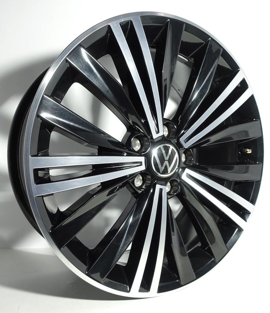 4x Alufelge 18 Zoll 7.0" 5x112 43ET Glanz Schwarz 5NA601025 VW Tiguan Rim Wheel FEL6331976429qy
