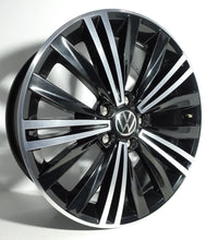 Load image into Gallery viewer, 4x Alufelge 18 Zoll 7.0" 5x112 43ET Glanz Schwarz 5NA601025 VW Tiguan Rim Wheel FEL6331976429qy