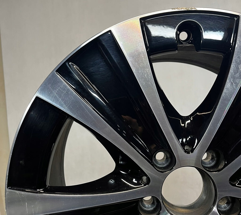 1x Alufelge 18 Zoll 8.0" 5x112 43ET Glanz Schwarz A2134013700 Mercedes-Benz W213 FEL8123030177oz