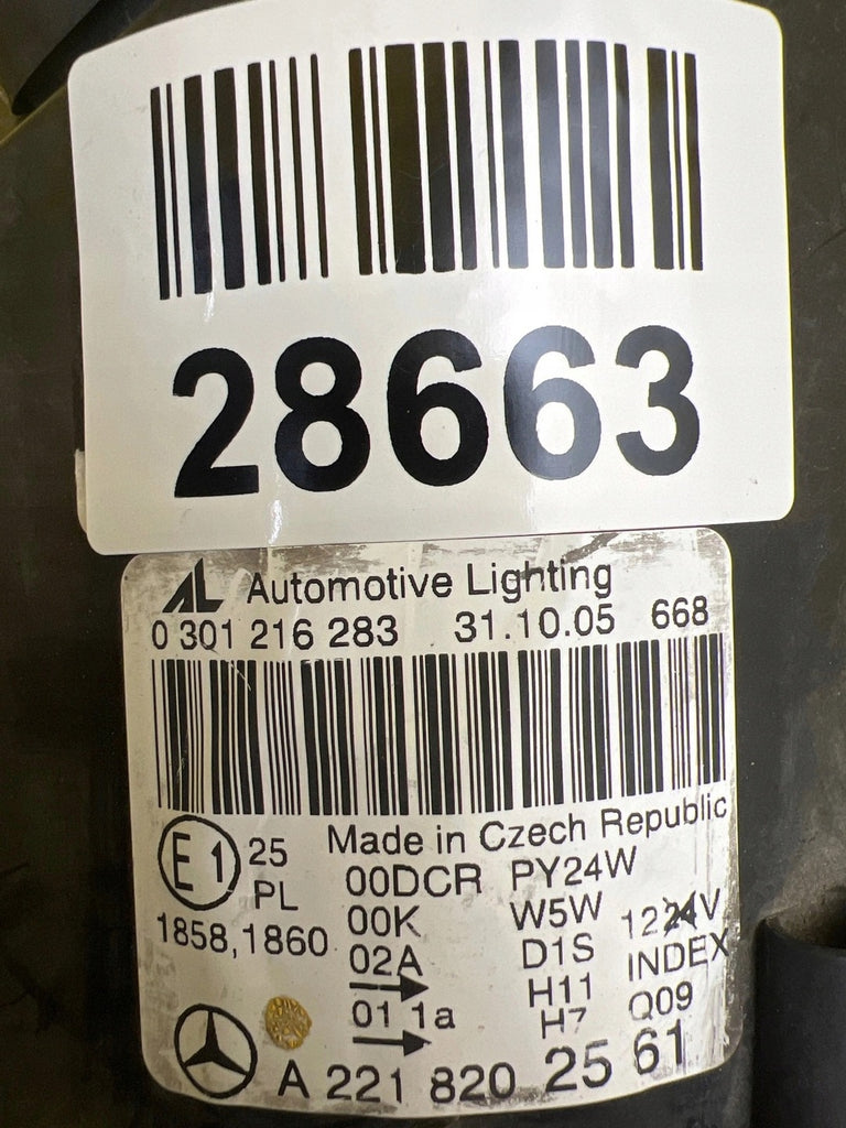 Frontscheinwerfer Mercedes-Benz W221 A2218202561 Xenon Links Headlight SCH5342830235yv