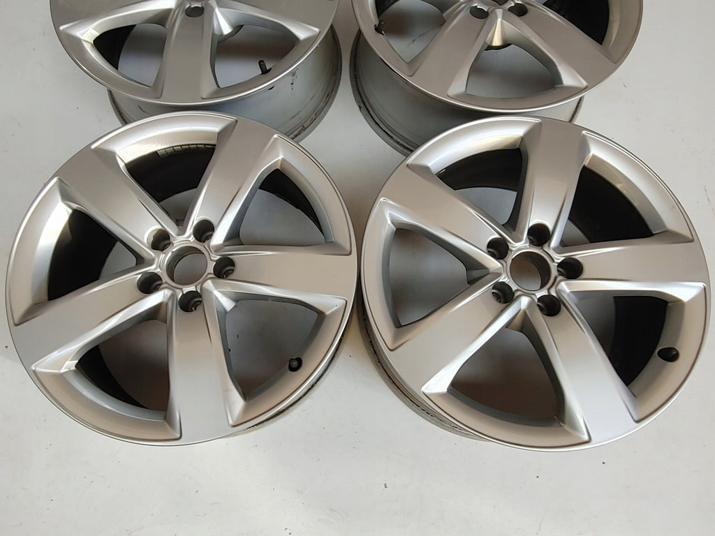 4x Alufelge 18 Zoll 7.5" 5x112 37ET Glanz Silber 4G0601025 Audi A6 C7 Rim Wheel