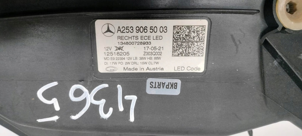 Frontscheinwerfer Mercedes-Benz Glc X253 A2539065003 LED Rechts Headlight SCH2000223938sl