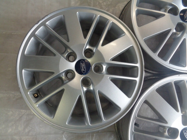 4x Alufelge 16 Zoll 6.5" 5x108 50ET Glanz Schwarz 6M21-1007-BB Ford Rim Wheel FEL3242990176rj