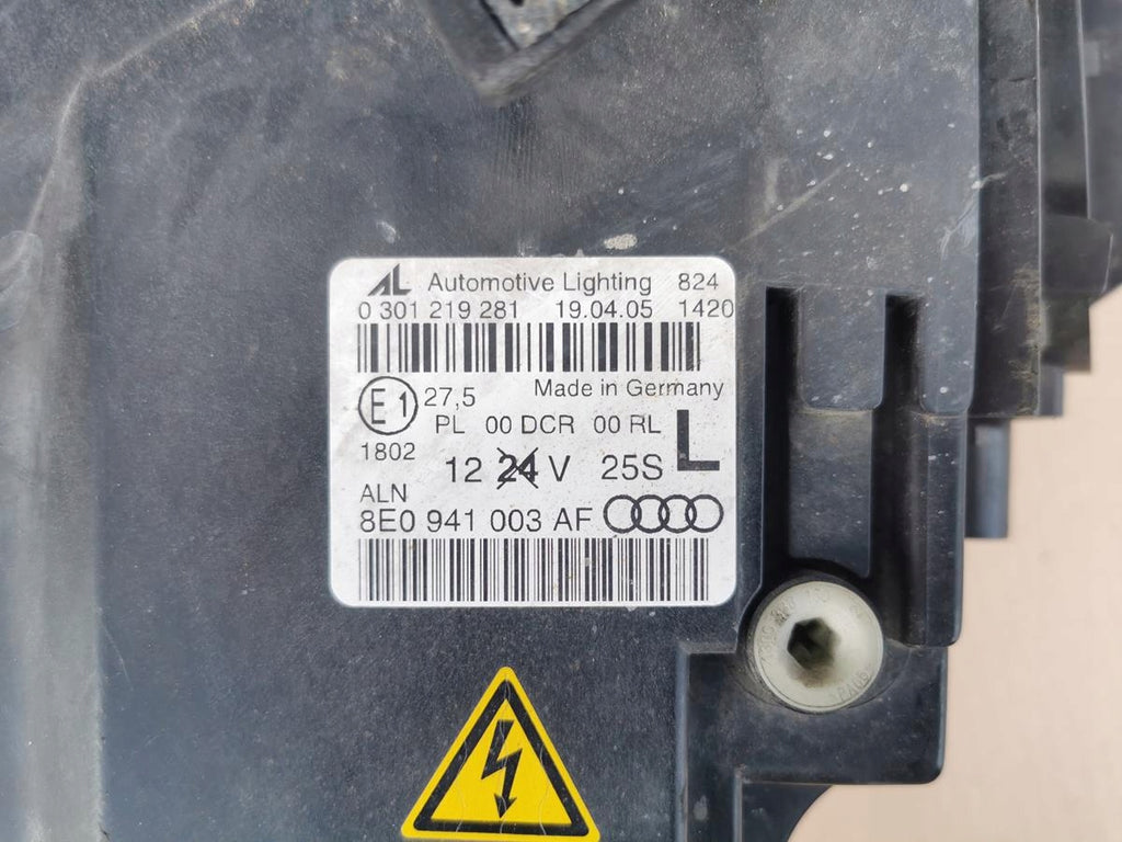 Frontscheinwerfer Audi A4 8E0941003AF Xenon Links Scheinwerfer Headlight