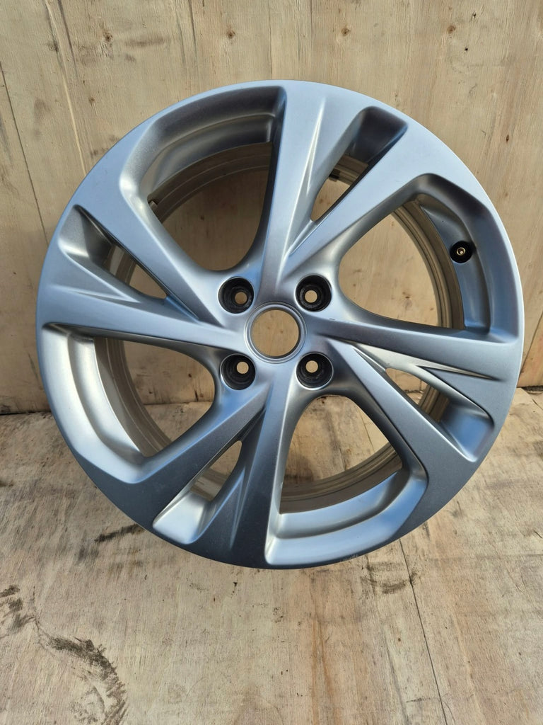 1x Alufelge 17 Zoll 7.0" 4x108 38ET Silber 9832281480 Opel Rim Wheel FEL6168918661mk