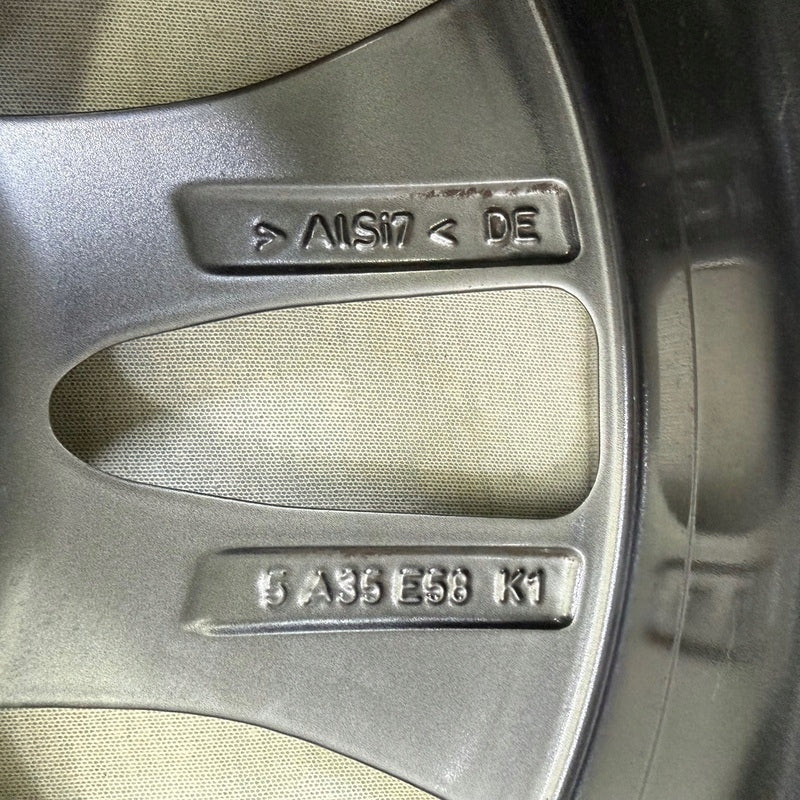 1x Alufelge 17 Zoll 7.5" 5x112 53ET Glanz Grau 5A35E58 BMW 1 Rim Wheel FEL8240127171nm