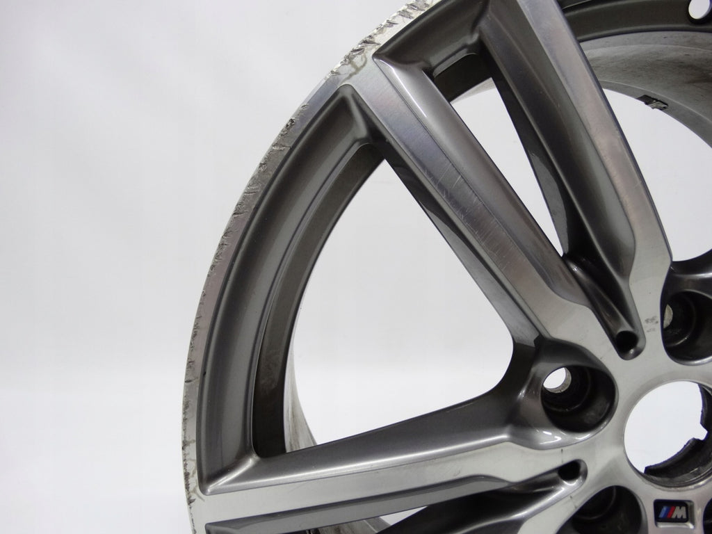 1x Alufelge 18 Zoll 8.0" 5x112 57ET Glanz Grau 7848602 BMW 2 F45 F46 Mg FEL7532997101si