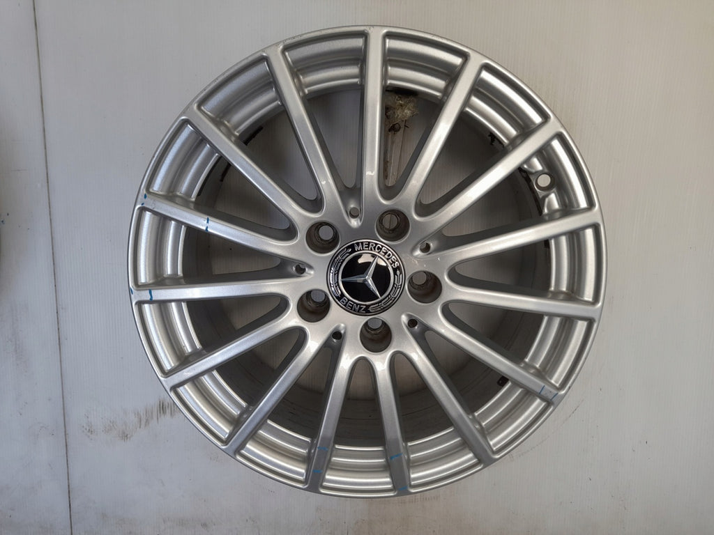 1x Alufelge 16 Zoll 6.5" 5x112 38ET Glanz Silber A2054012502 Mercedes-Benz FEL9393154138fm