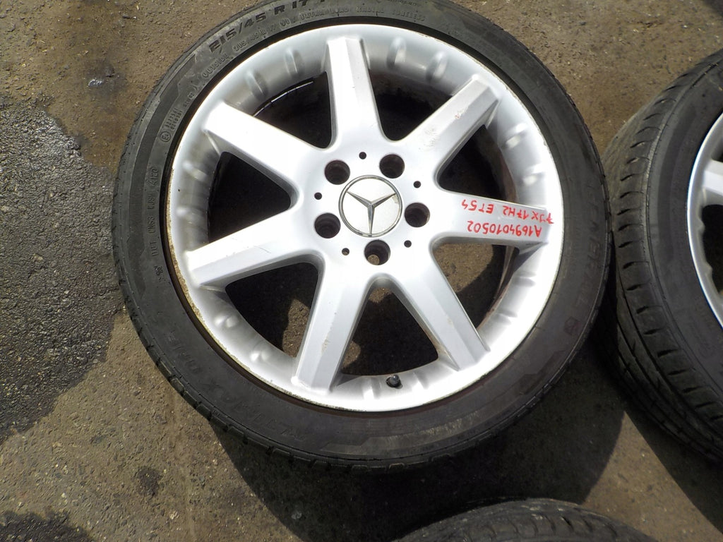 4x Alufelge 17 Zoll 7.0" 5x112 Mercedes-Benz W169 Rim Wheel FEL6405074539sh