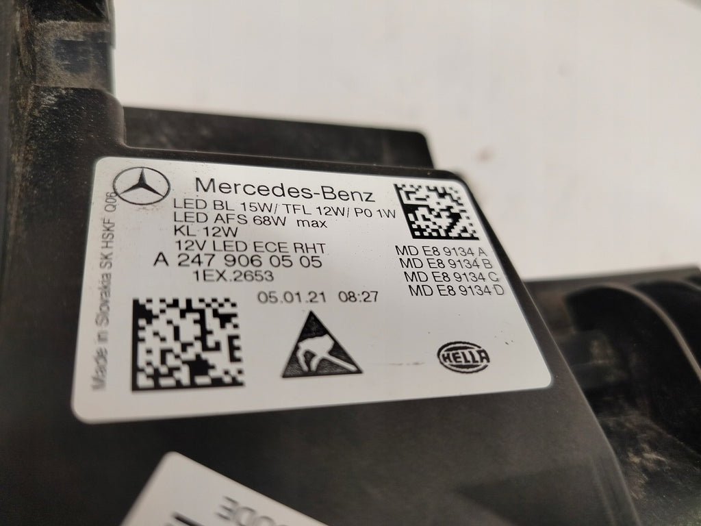 Frontscheinwerfer Mercedes-Benz W247 A2479060505 Links Scheinwerfer Headlight SCH1922377003uo