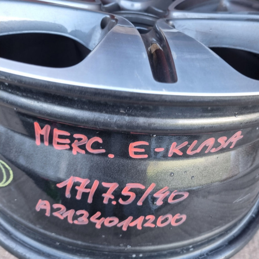1x Alufelge 17 Zoll 7.5" 5x112 40ET Glanz Silber A2134011200 Mercedes-Benz W213 FEL3760901525na