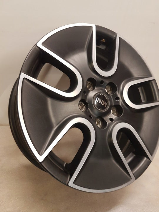 1x Alufelge 17 Zoll 7.0" 5x120 50ET Matt Schwarz 9804373 Mini Countryman R60 R61 FEL4716326658uz
