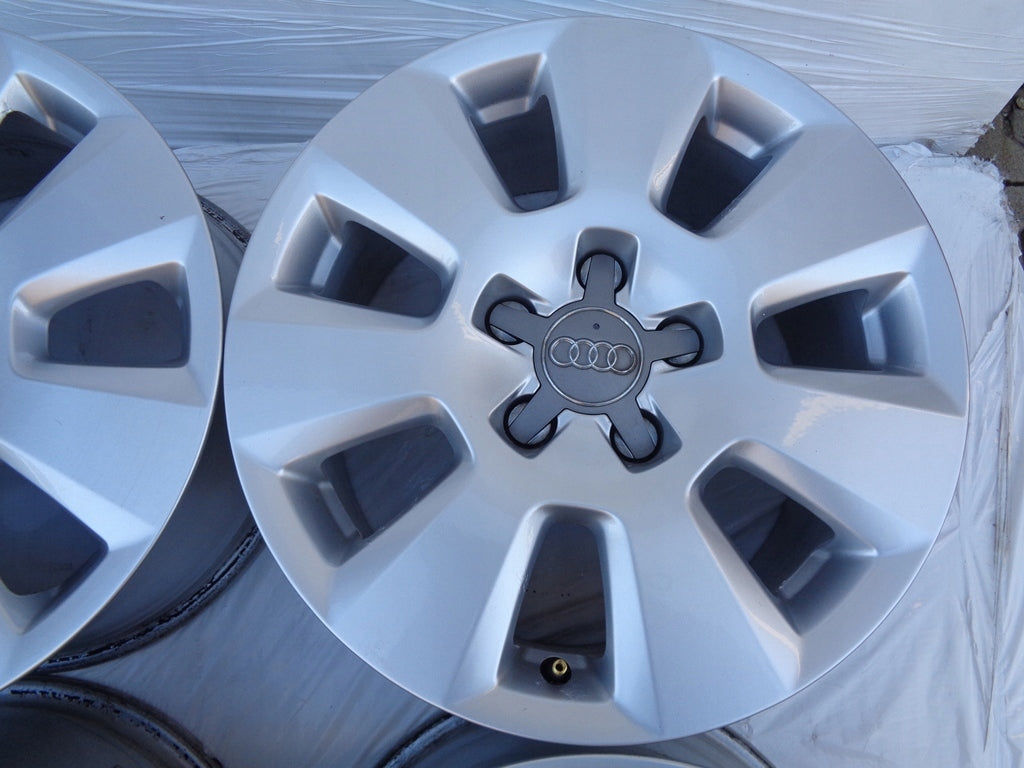 4x Alufelge 16 Zoll 7.5" 5x112 37ET Glanz Silber 4G0601025 Audi A6 Rim Wheel