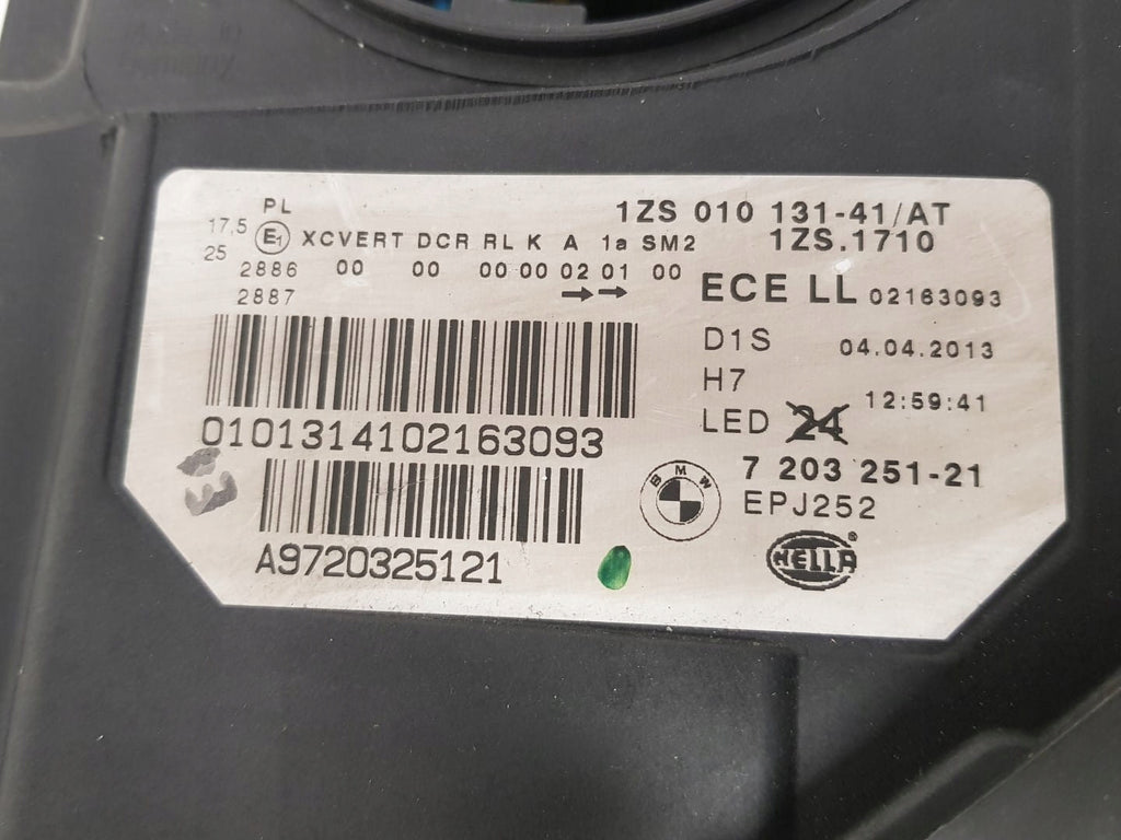 Frontscheinwerfer BMW 5 F11 F10 7203251-21 Bi-Xenon Links Scheinwerfer Headlight SCH8482231884pi