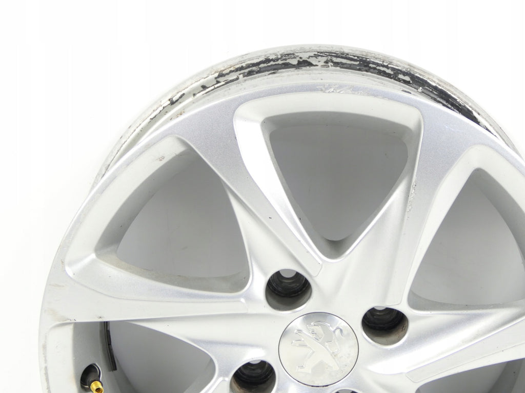 1x Alufelge 15 Zoll 6.0" 4x108 9673773577 Peugeot 208 I Rim Wheel FEL2448419610hf