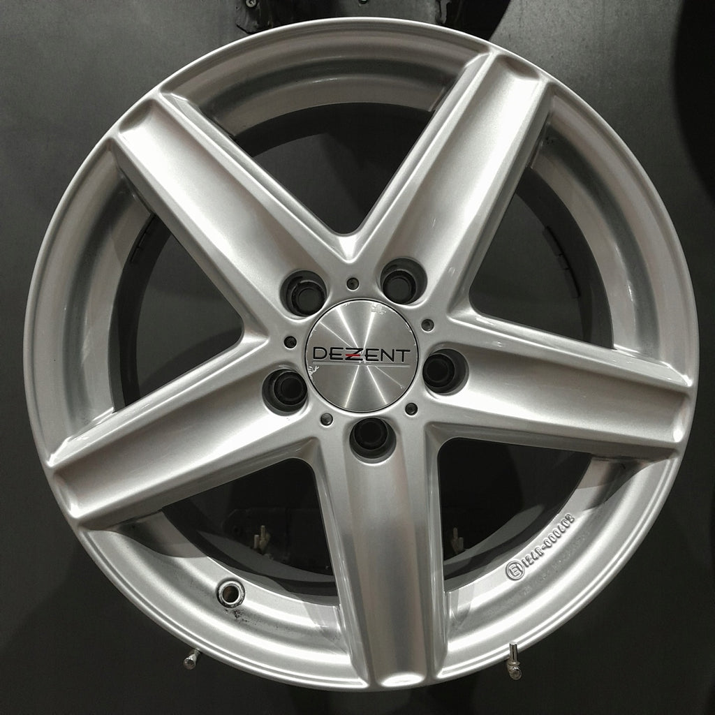 4x Alufelge 16 Zoll 6.5" 5x112 38ET 124R000602 Mercedes-Benz W176 W204 Rim Wheel FEL3862501270cm