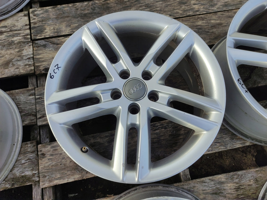 4x Alufelge 18 Zoll 8.0" 5x112 39ET Glanz Silber 4G0601025BL Audi A6 C7 FEL3113793334fm