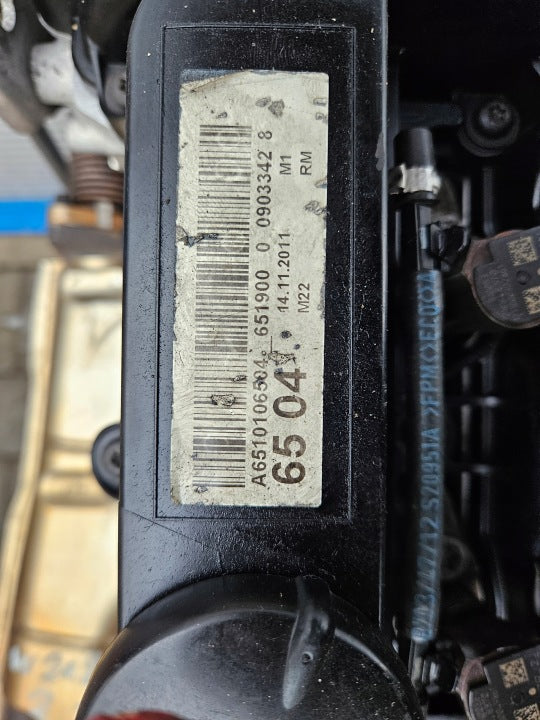 Motor Mercedes-Benz W212 651010 2.2 CDI Diesel Engine Unkomplett MOT8921910932lv