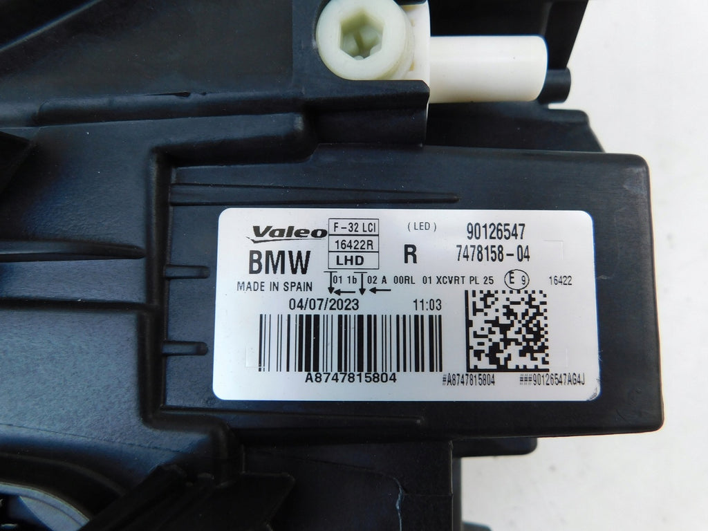 Frontscheinwerfer BMW 4 F36 F32 F33 7478158-04 LED Rechts Scheinwerfer Headlight SCH6037406058if