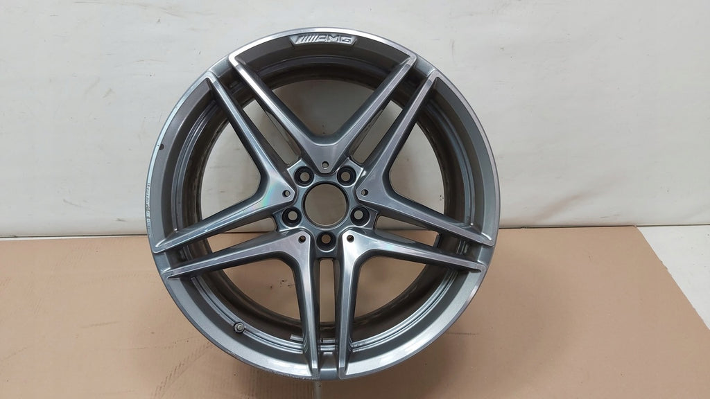 1x Alufelge 19 Zoll 9.5" 5x112 A2054012000 Mercedes-Benz A205 Rim Wheel