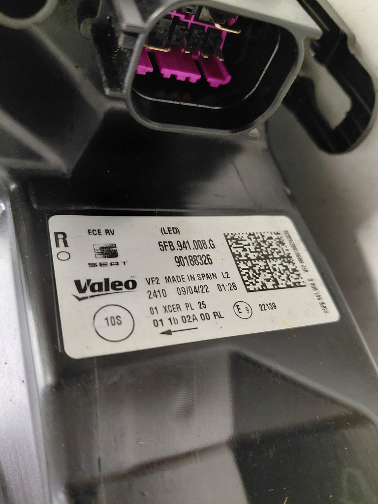 Frontscheinwerfer Seat Leon 5FB941008G Full LED Rechts Scheinwerfer Headlight SCH6846318779lu