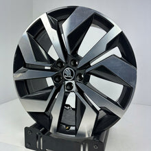 Laden Sie das Bild in den Galerie-Viewer, 1x Alufelge 20 Zoll 9.0" 5x112 42ET Glanz Schwarz 5LA601025CB Skoda Enyaq FEL2717124666va