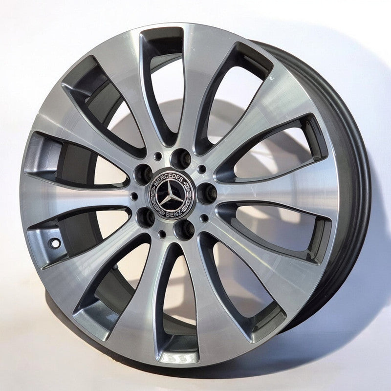 1x Alufelge 19 Zoll 8.0" 5x112 38ET Glanz A2534012200 Mercedes-Benz Glc X253 Mg