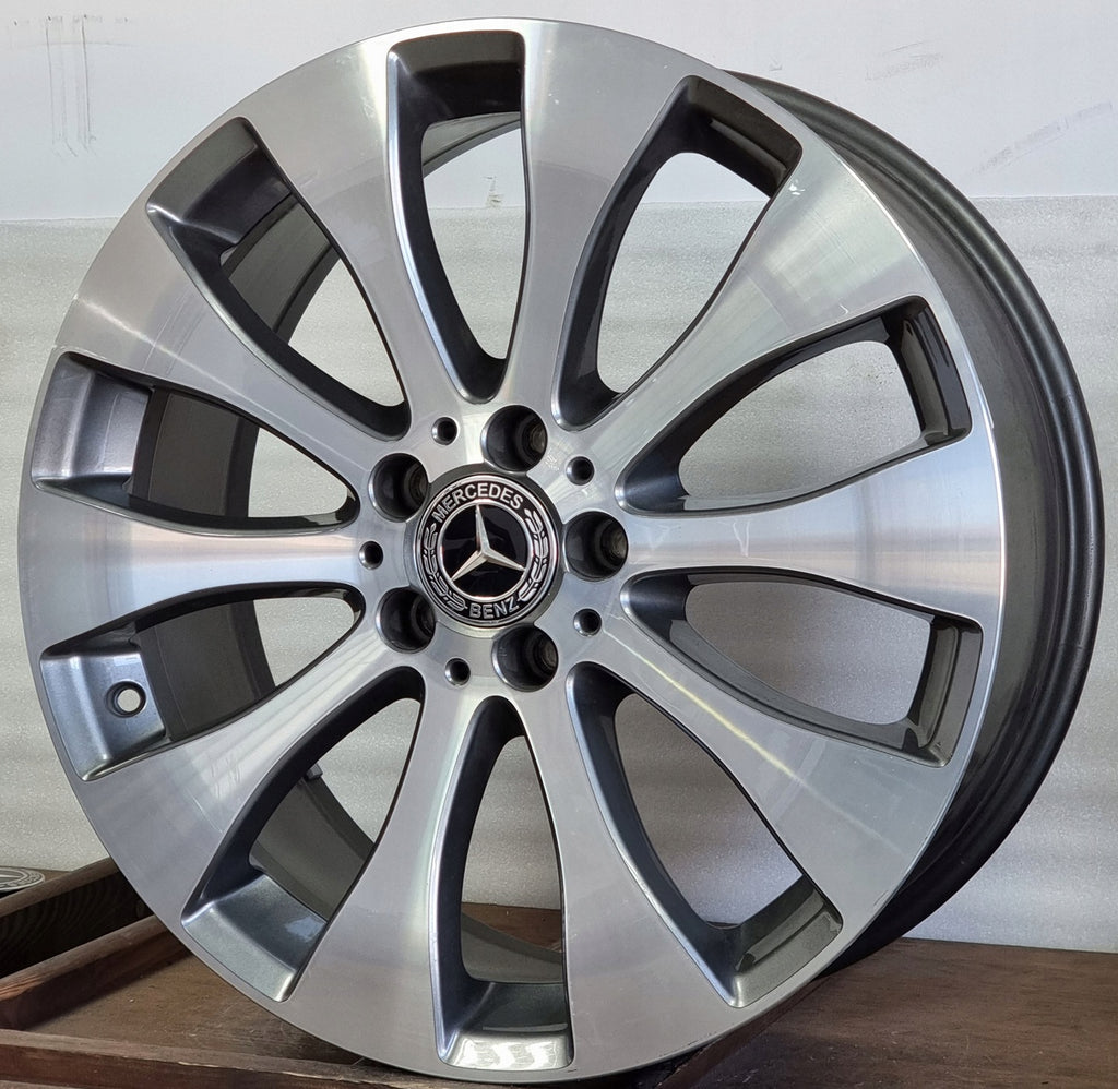 1x Alufelge 19 Zoll 8.0" 5x112 38ET Glanz A2534012200 Mercedes-Benz Glc X253 Mg