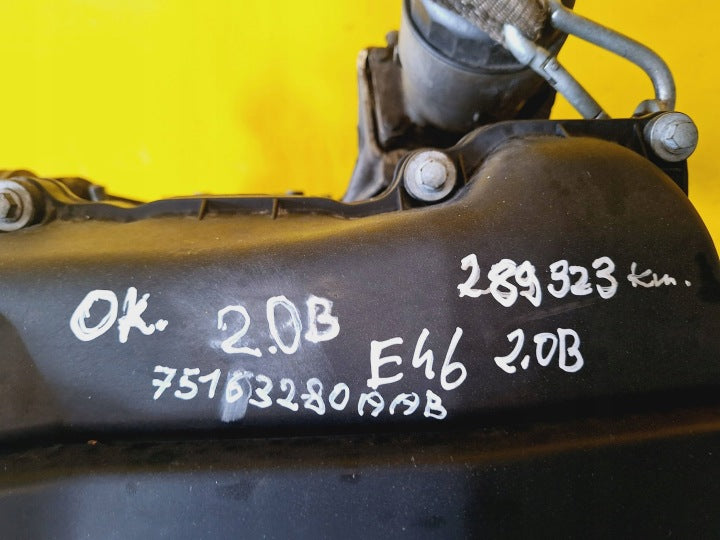Motor BMW E46 75163280AAB 2.0 289TKm 2002 Benzin Engine Unkomplett MOT4247868286co