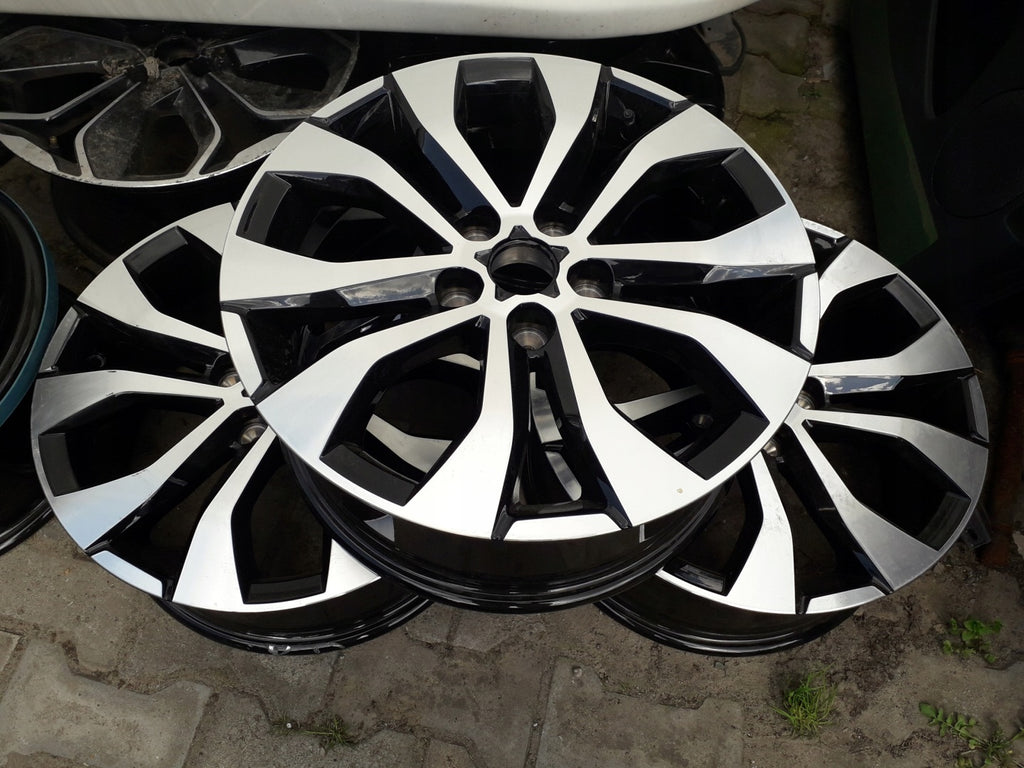 1x Alufelge 17 Zoll 7.0" 5x114.3 43ET Glanz Schwarz 403000483 Renault Rim Wheel FEL3419493943eg