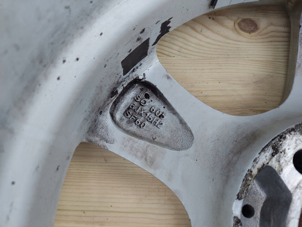 1x Alufelge 15 Zoll 6.0" 4x100 38ET KBA46667 Honda Corsa Rim Wheel