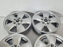 Laden Sie das Bild in den Galerie-Viewer, 4x Alufelge 15 Zoll 5.5" 5x112 46ET Glanz Silber 6855101 Mini Rim Wheel FEL6463992510ih