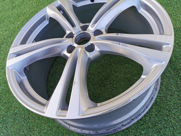 1x Alufelge 20 Zoll 8.5" 5x112 45ET Glanz Grau Audi A6 C7 Rim Wheel FEL9443097510yr