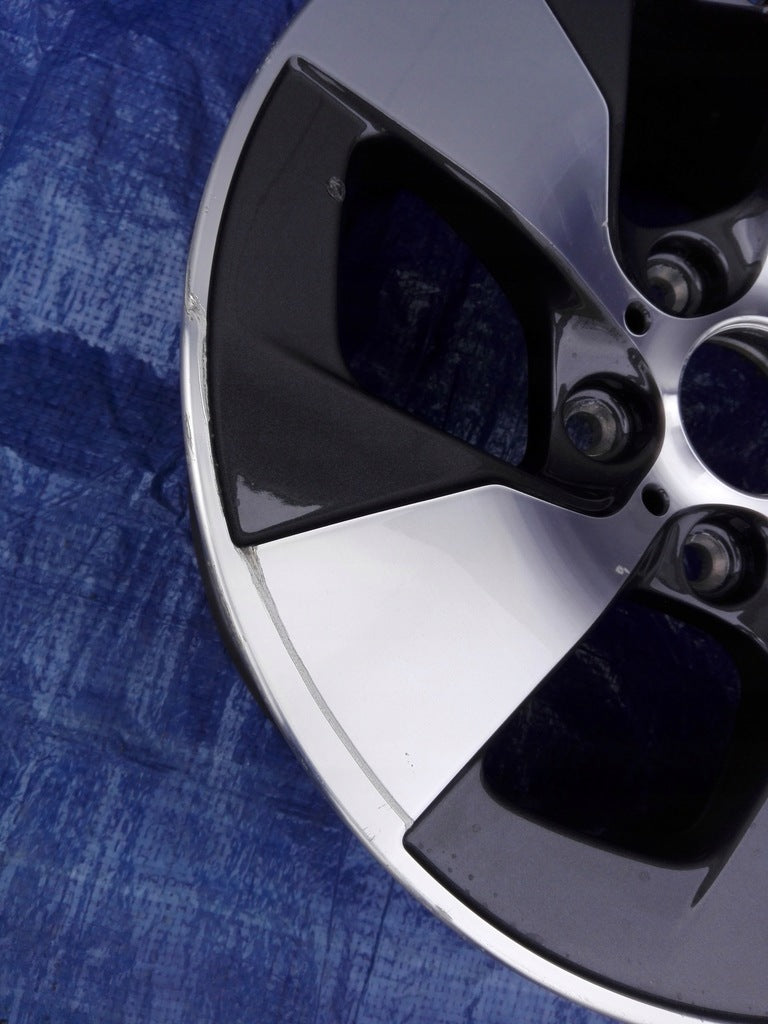 1x Alufelge 16 Zoll 7.0" 5x120 31ET Glanz Grau 6870611 BMW 3 F30 F31 Mg FEL1232059181es