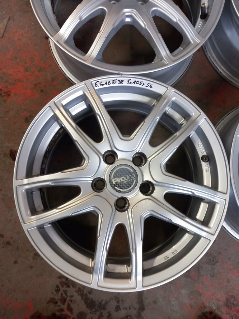 4x Alufelge 16 Zoll 6.5" 5x105 38ET Chevrolet Cruze Astra Mokka Rim Wheel FEL5485273302sr