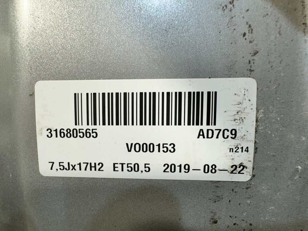 1x Alufelge 17 Zoll 7.5" 5x108 50 5ET 31680565 Volvo Xc40 Rim Wheel FEL4758206896bj
