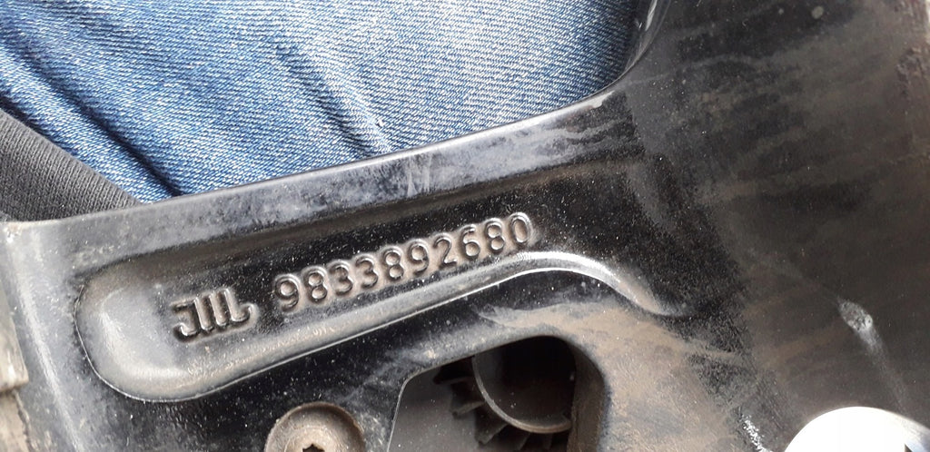 1x Alufelge 17 Zoll 7.0" 4x108 32ET Glanz Schwarz 93484567 Opel Corsa F