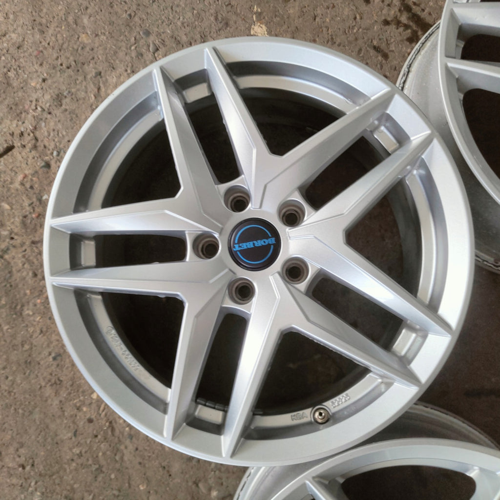4x Alufelge 17 Zoll 7.5" 5x112 38ET Glanz Silber 52925 Audi Rim Wheel FEL7683155845qo