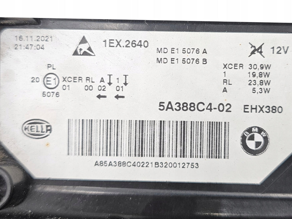 Frontscheinwerfer BMW 5 G30 5A388C4-02 LED Rechts Scheinwerfer Headlight SCH3179397064zd