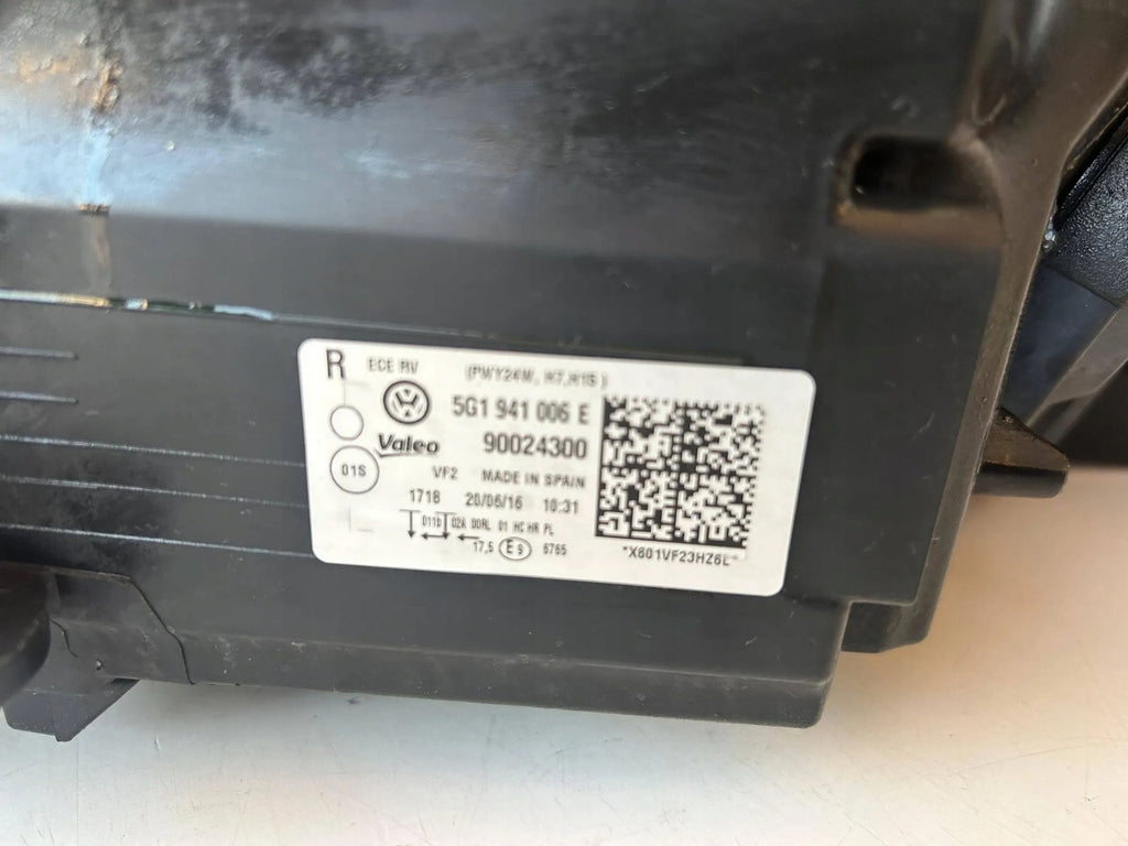 Frontscheinwerfer VW Golf VII 5G0941006E Rechts Scheinwerfer Headlight SCH8764044594vc