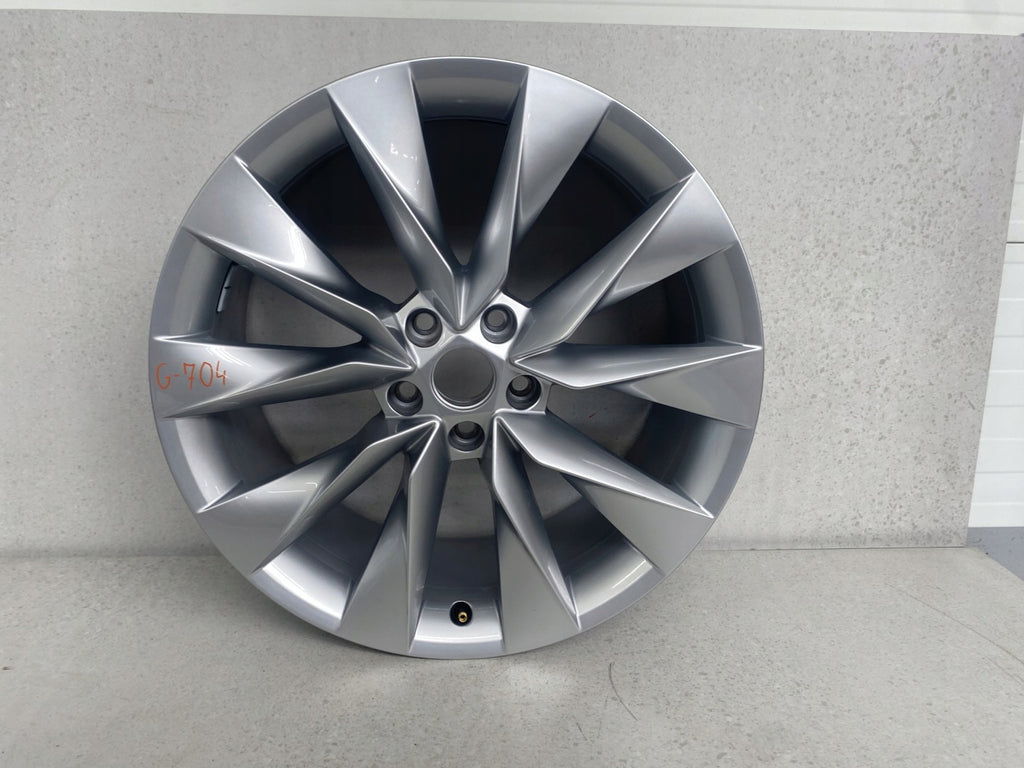 1x Alufelge 19 Zoll 8.0" 5x112 45ET Glanz Silber 5LA601025AP Skoda Enyaq FEL5406088160zp