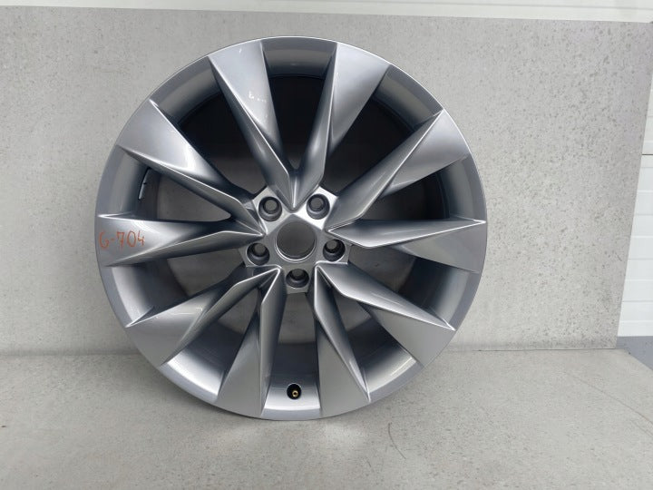 1x Alufelge 19 Zoll 8.0" 5x112 45ET Glanz Silber 5LA601025AP Skoda Enyaq FEL5406088160zp