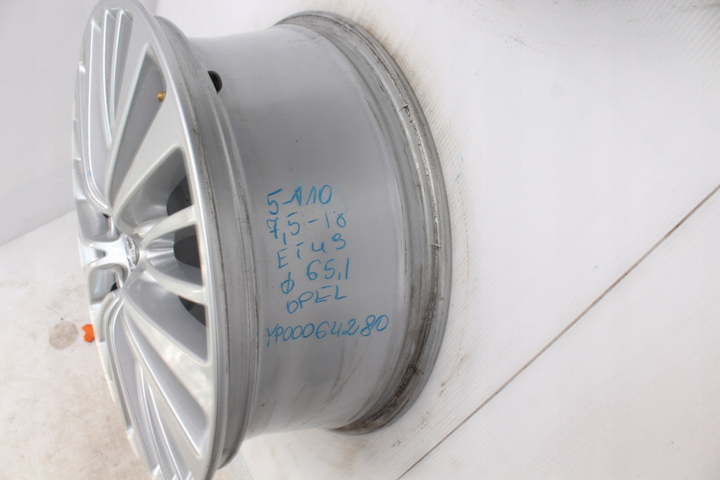 4x Alufelge 18 Zoll 7.5" 5x108 49ET Glanz Silber YP00064280 Opel Rim Wheel FEL9545701419fr