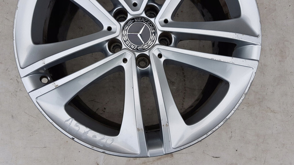 1x Alufelge 18 Zoll 9.0" 5x112 33ET Glanz Silber A2574010200 Mercedes-Benz Cls