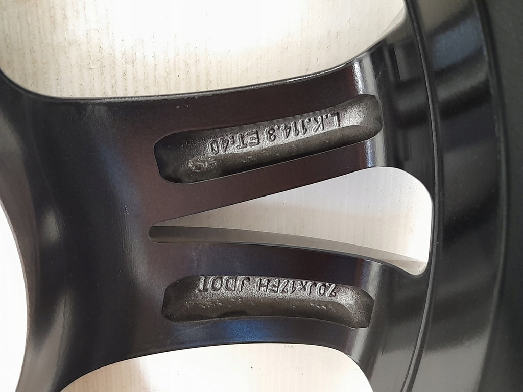 1x Alufelge 17 Zoll 7.0" 5x114.3 40ET Silber KBA49765 Nissan J11 Rim Wheel