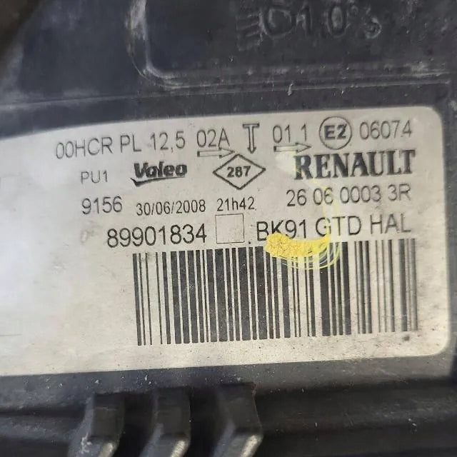 Frontscheinwerfer Renault Laguna III 260600033R Links Scheinwerfer Headlight SCH7678322816wb