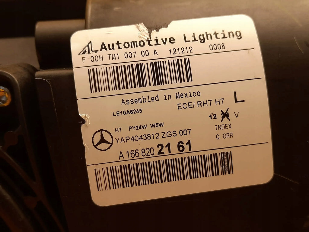 Frontscheinwerfer Mercedes-Benz W166 A1668202161 Links Scheinwerfer Headlight