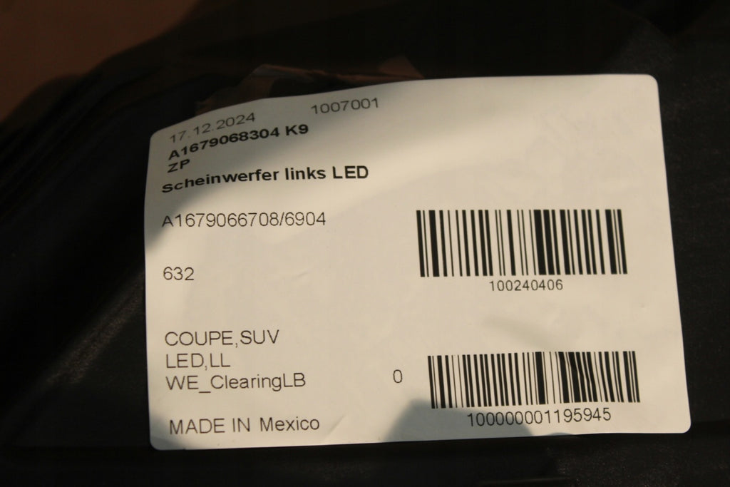 Frontscheinwerfer Mercedes-Benz Gle A1679068304 A1679066708 LED Links Headlight SCH1177243234sg