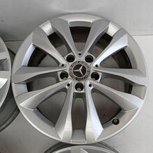 Laden Sie das Bild in den Galerie-Viewer, 4x Alufelge 17 Zoll 7.0" 5x112 48ET Glanz Silber A2054018000 Mercedes-Benz W205 FEL8308701730nu